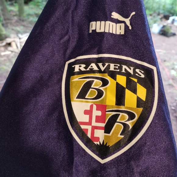Football Jersey Mesh T Shirt Baltimore Ravens Ray Lewis 52 Purple Puma Large NFL - Picture 5 of 9